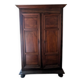 Large French provincial wardrobe in Louis XV style