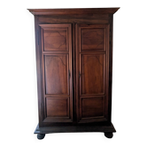 Large French provincial wardrobe in Louis XV style