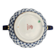Lomonosov porcelain sugar bowl LFZ – Cobalt net pattern – Russia,