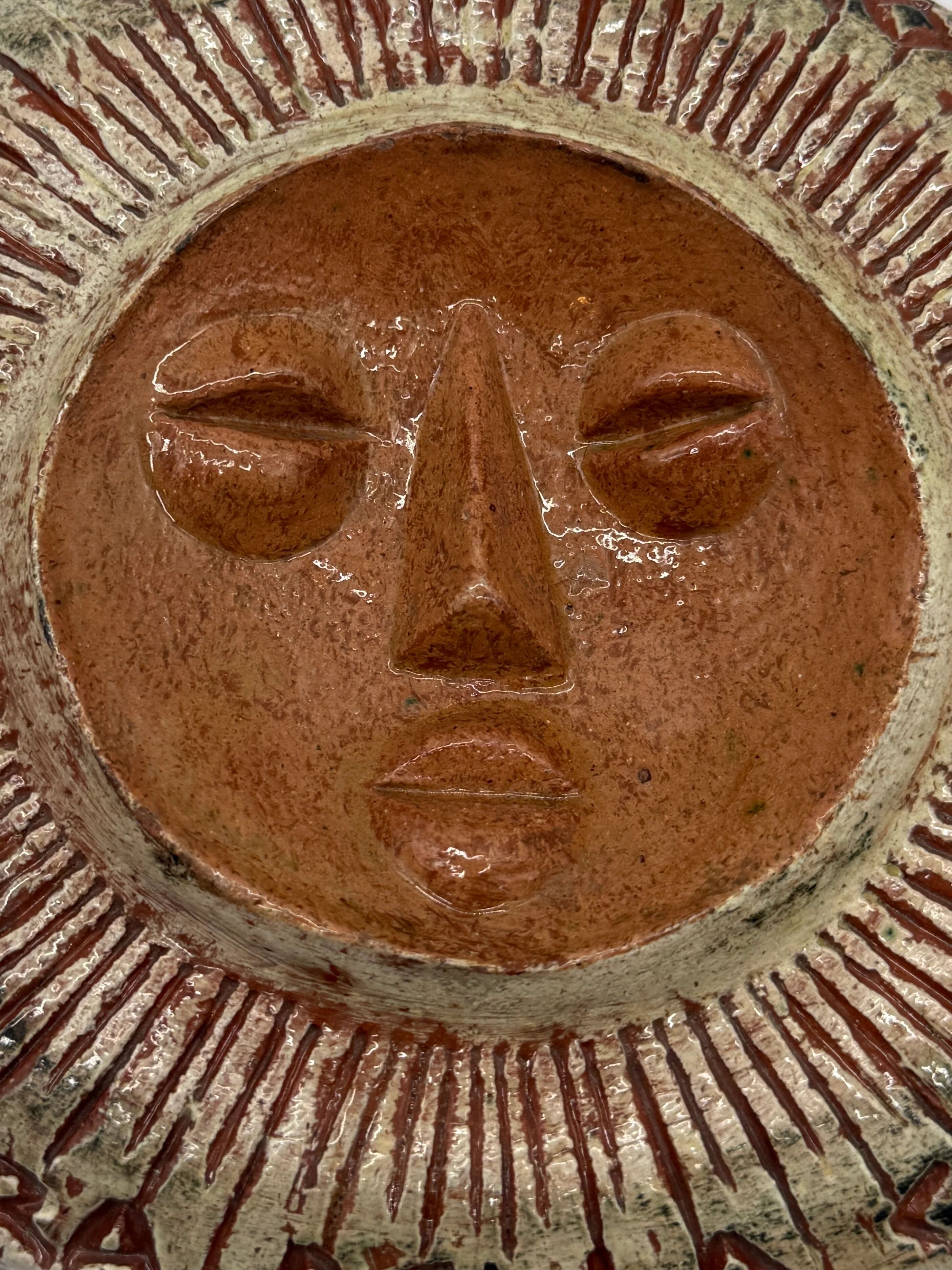 Wall ceramic "Sun" — Clizia (Mario Giani), 1979