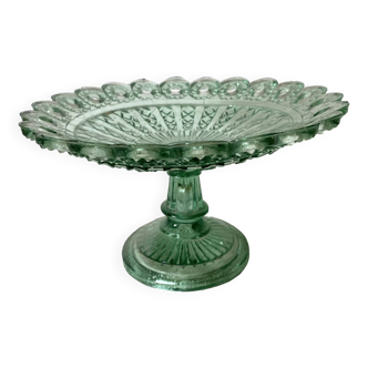 Fruit bowl, glass compote bowl