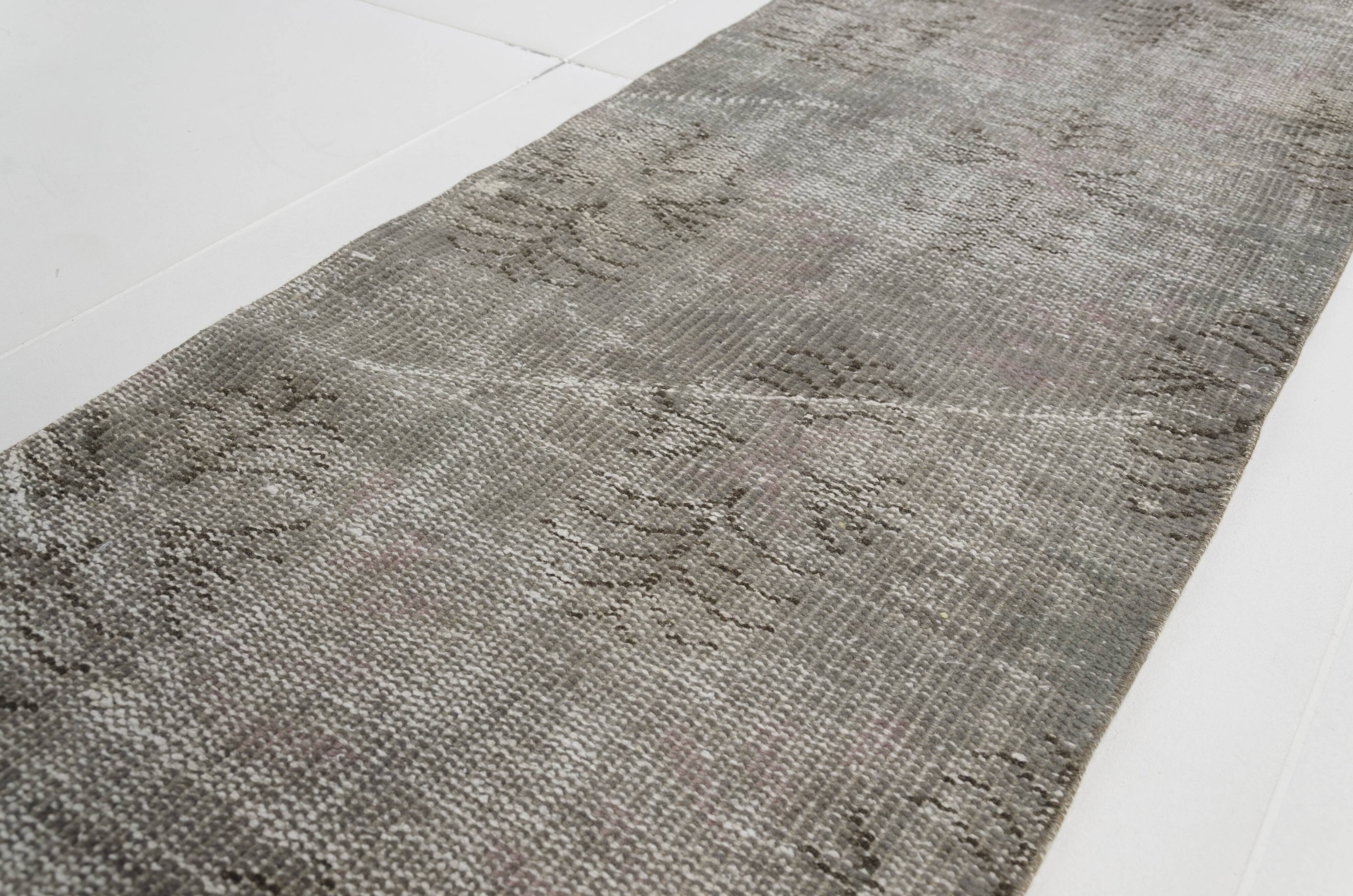 Grey Vintage Oushak Runner