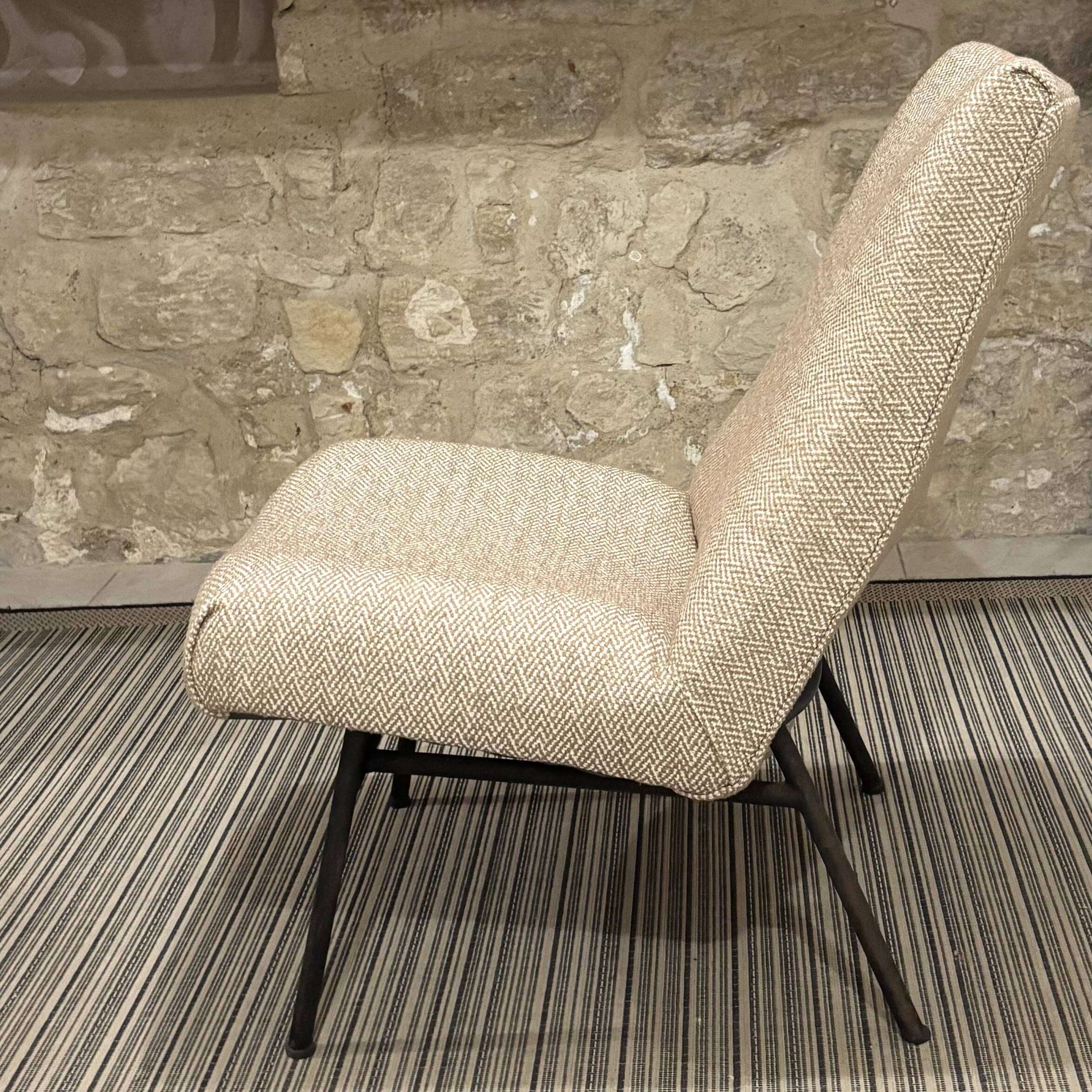 Pierre Guariche Steiner armchairs reupholstered