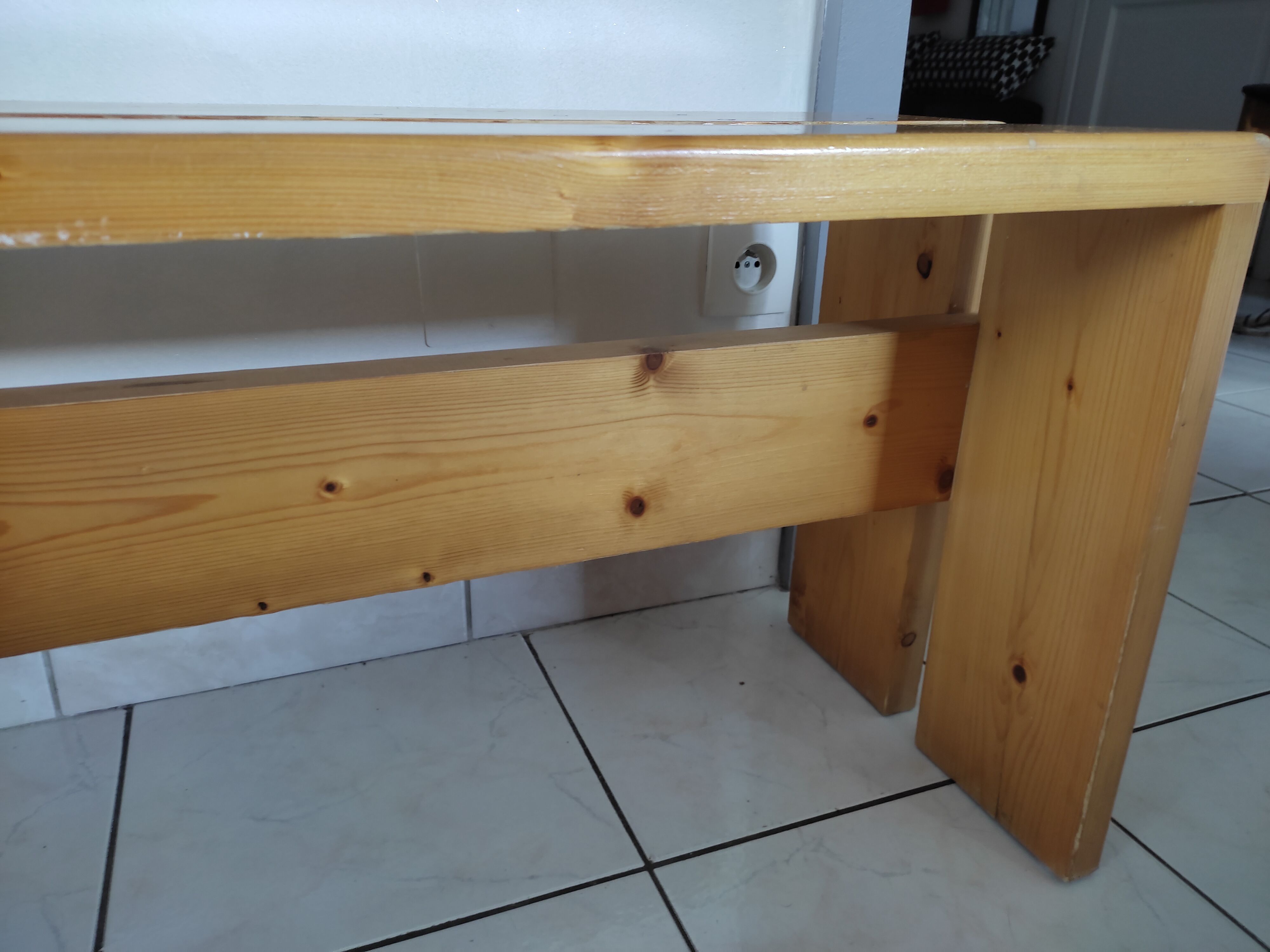 Charlotte Perriand bench for Les Arcs 1960