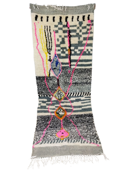 270x100cm Moroccan Berbere Carpet