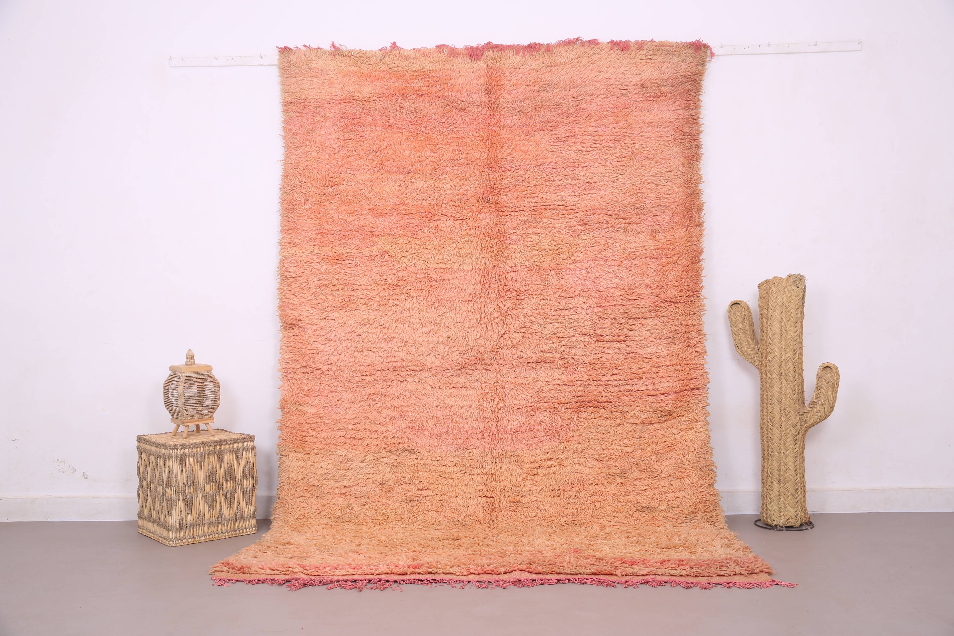 Vintage Handmade Moroccan Rug 185 x 291 cm - Berber Wool Rug - Boujaad Rug