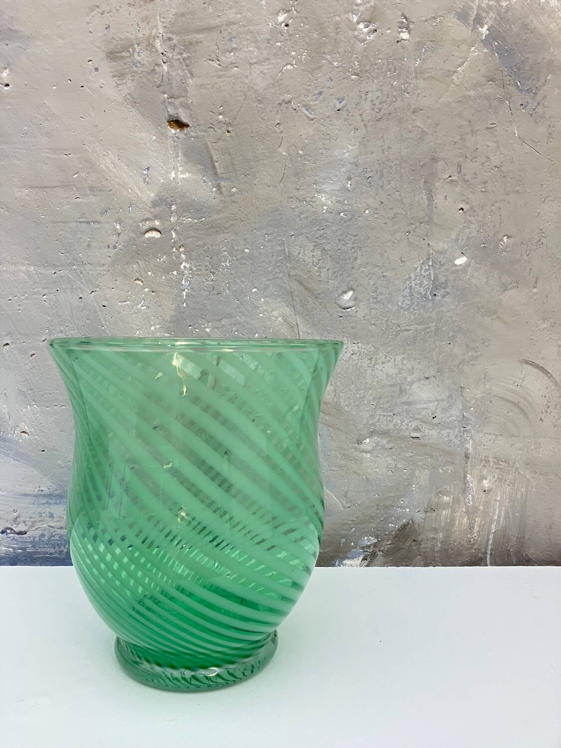 Large green vase