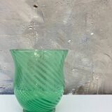 Large green vase