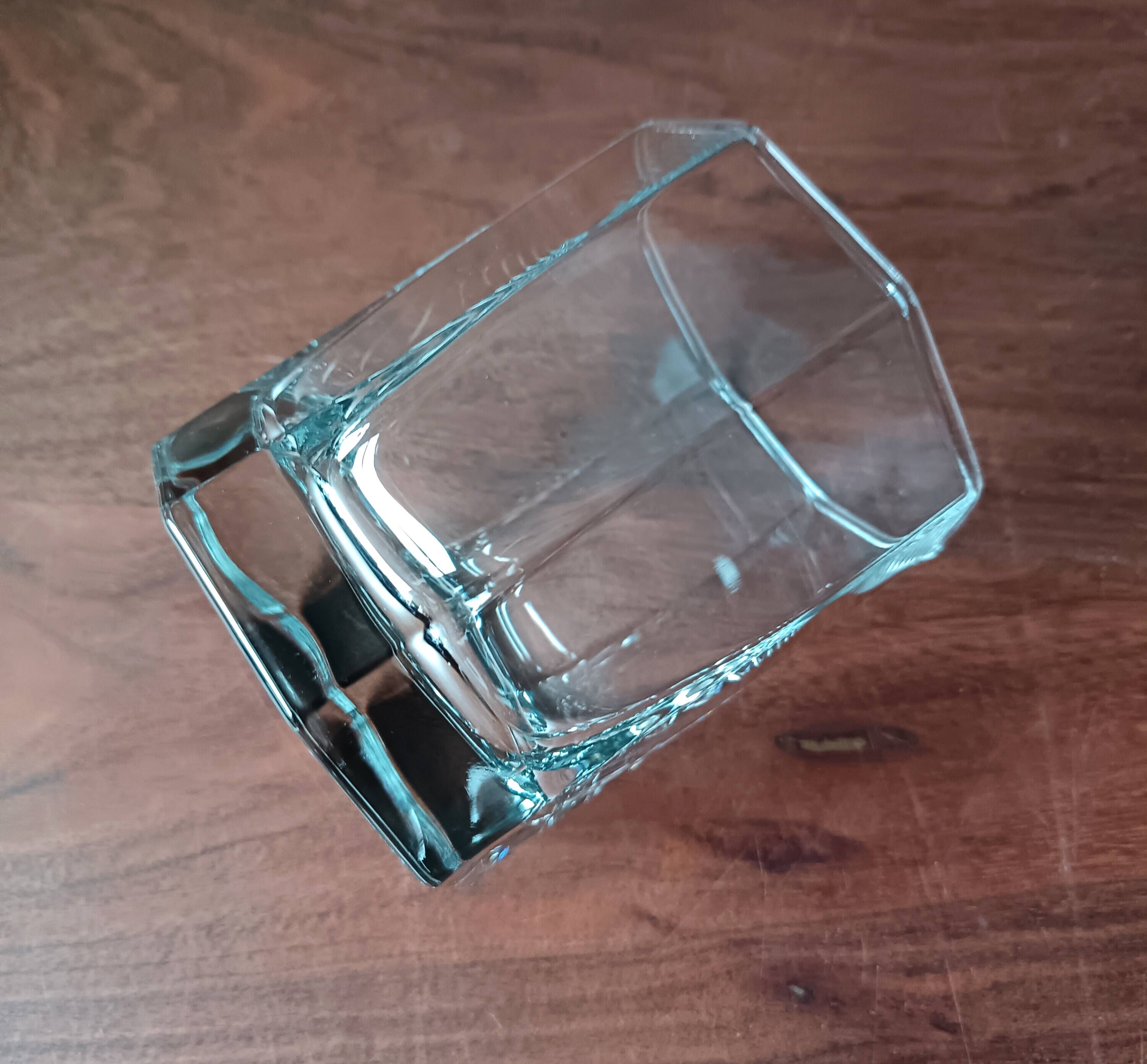 6 vintage transparent octagonal 24 cl glasses by Luminarc