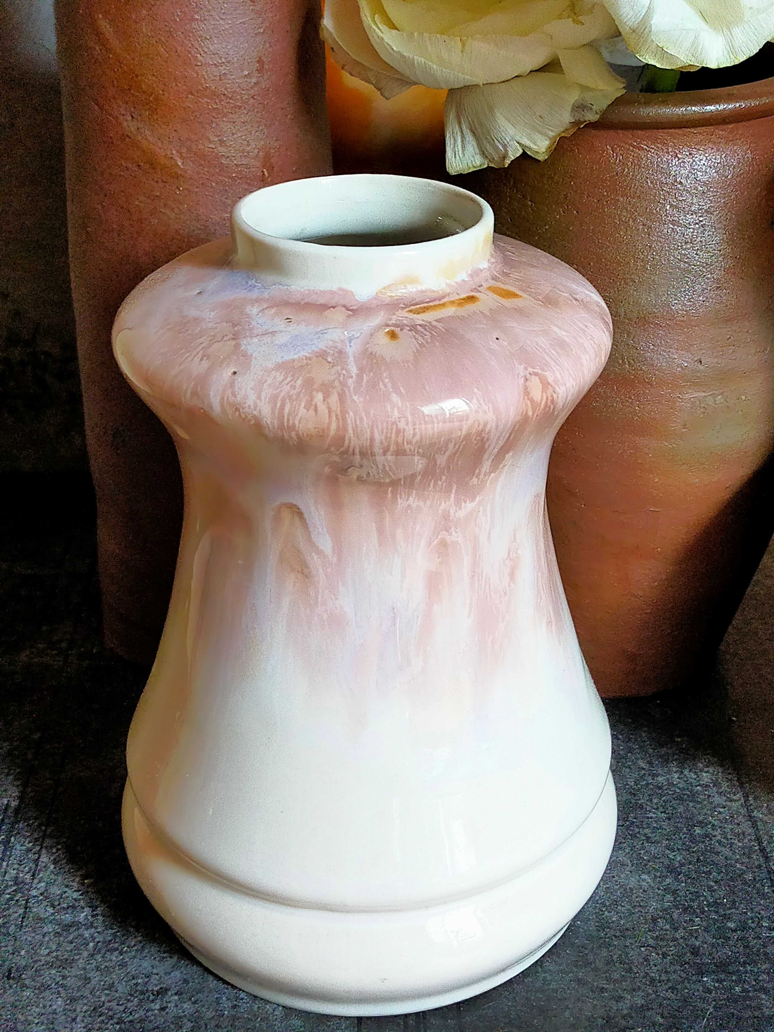 Ceramic vase of St-Uze manufacture Rodaceram 60s