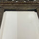 Mirror with brass repoussé frame