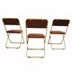 Lot de 3 chaises Lafuma pliantes vintage