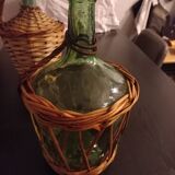 Vintage glass demijohn