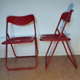 Paire de chaises pliantes