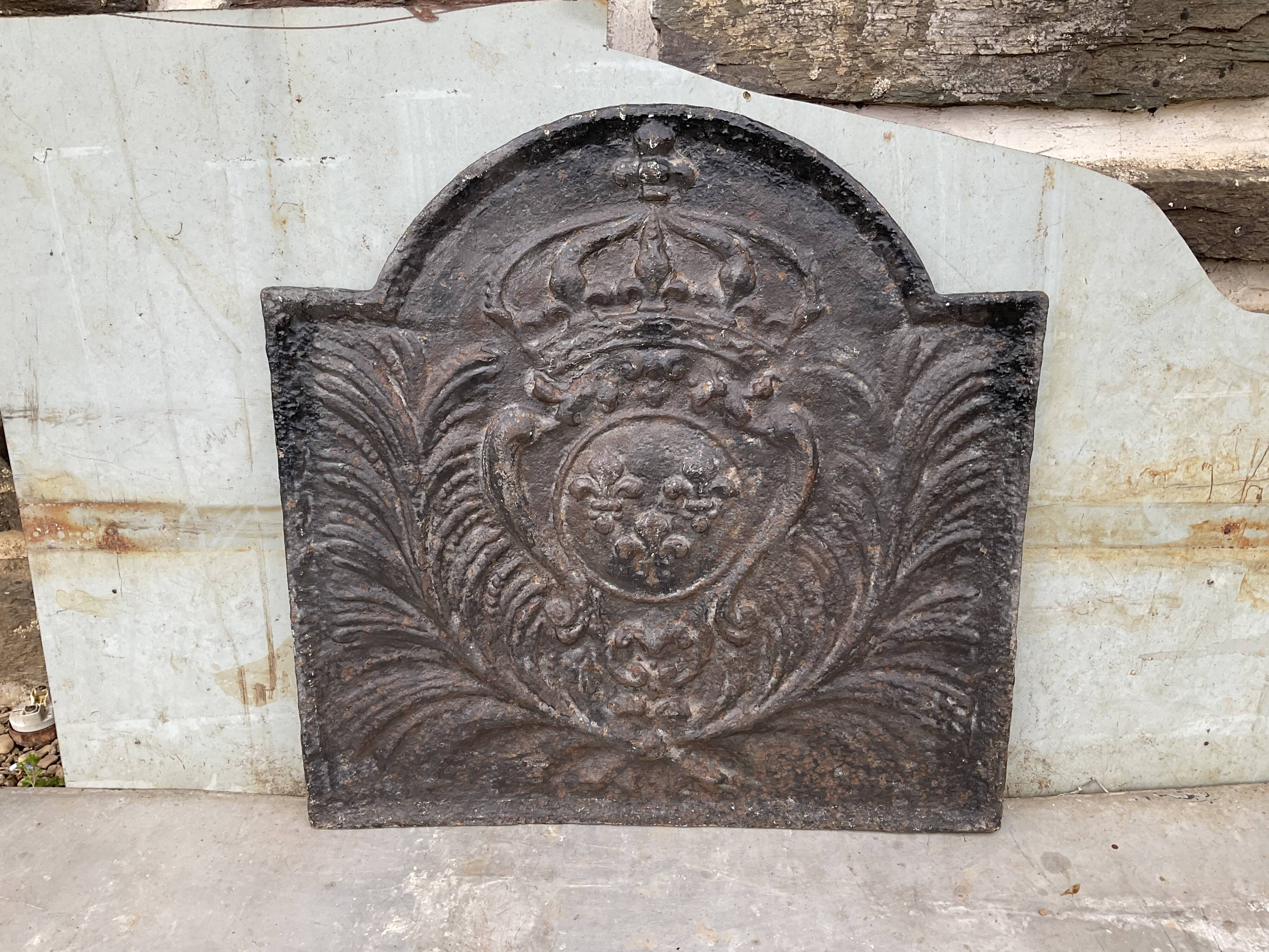 Fireplace plate