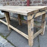 Huge vintage workshop workbench table 245cm