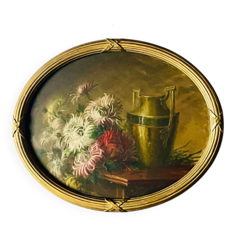 Ancient flower painting