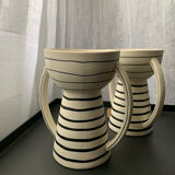 Vase blanc mat