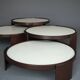Cassina model 780/783 Stacking Tables by Gianfranco Frattini, 1970s