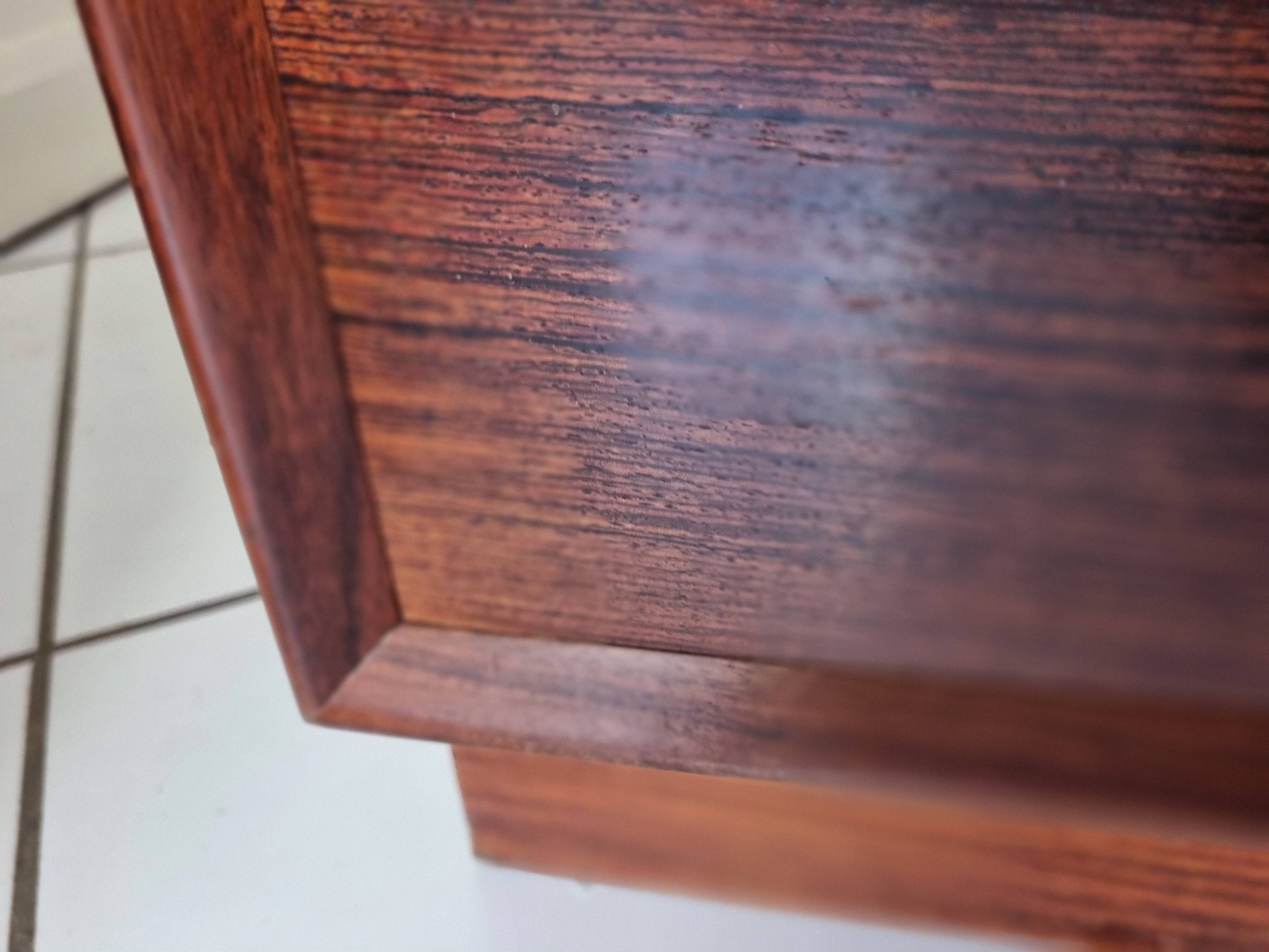 Enfilade plus bibliotheque palissandre de rio