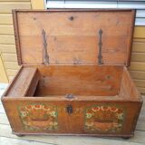 Old folk art box