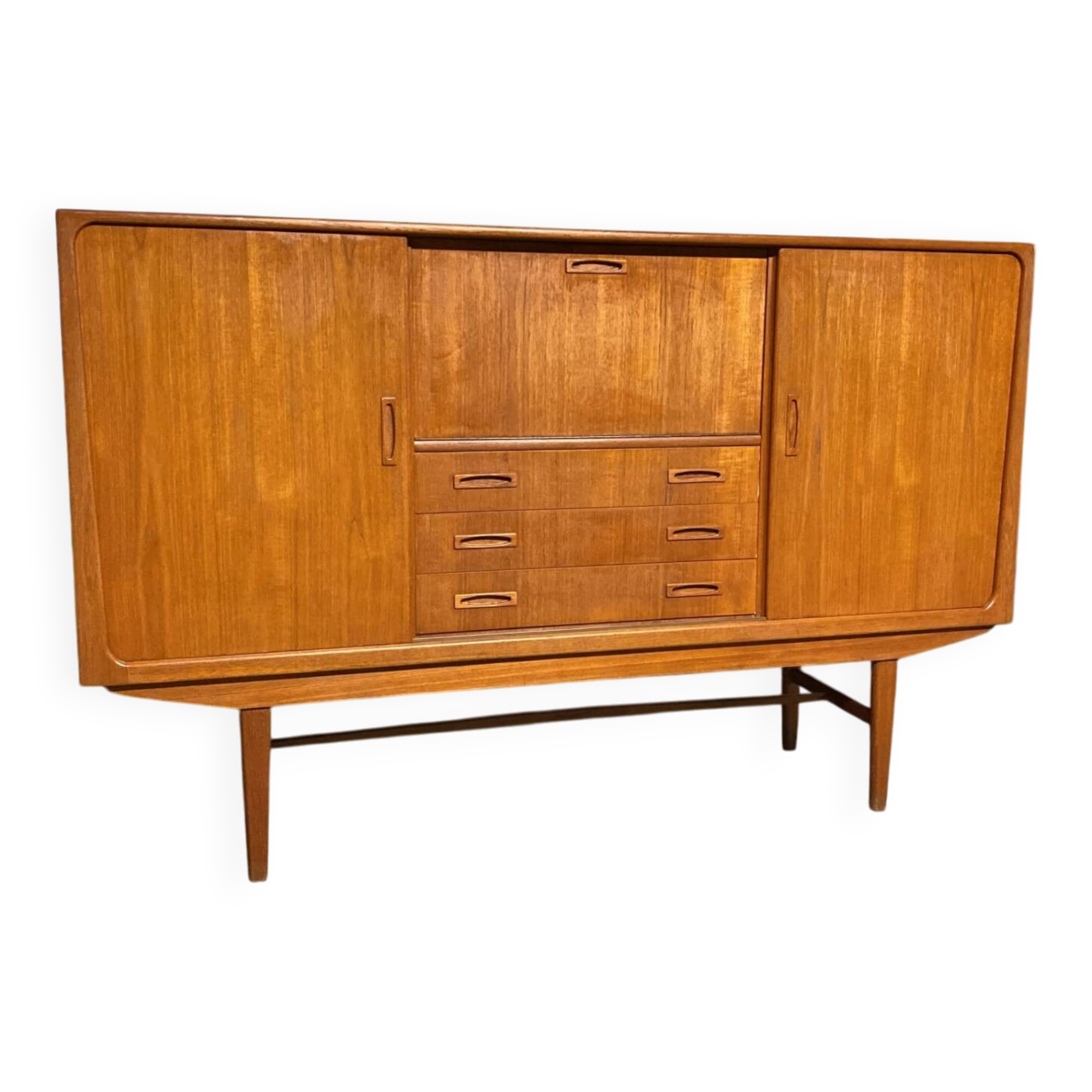 Enfilade scandinave vintage teck Clausen & son