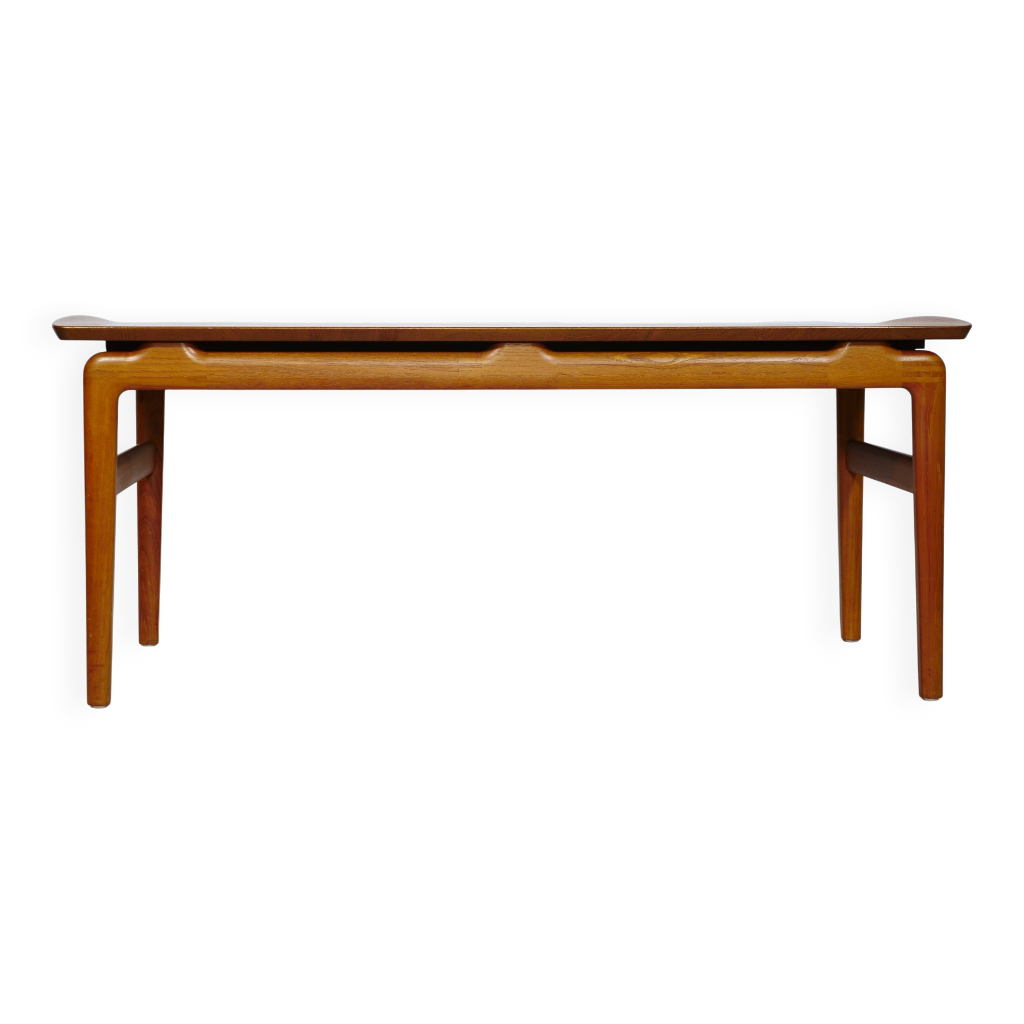 Model 640 Teak Coffee Table by Peter Hvidt & Orla Mølgaard-Nielsen, 1960s