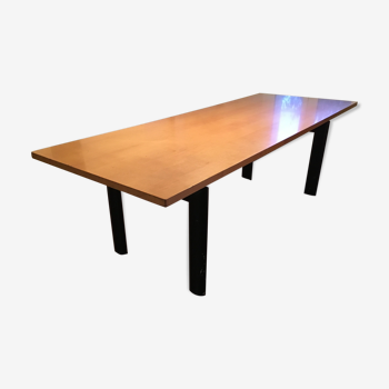 Table Le Corbusier LC6 plateau bois
