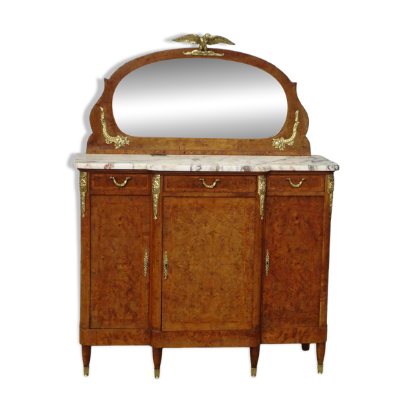 Elégant buffet à marqueterie de bois de rose