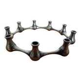 Silver-Plated Brass Candleholder by Jens Quistgaard, 1960s