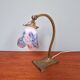 Art Deco desk lamp, signed Le verre Français, 1920s-30s