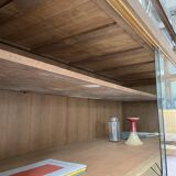XXL oak display cabinet