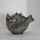 Just Andersen, fish vase in pewter, Denmark, 1930s
