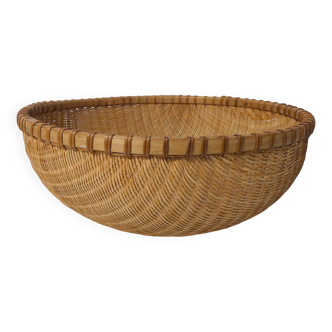 ethnic rattan and bamboo basketwork