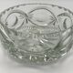 FRUIT CUTTER, SALAD BOWL in Solid CRYSTAL decorated with Hand-Cut PATTERNS