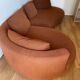 Cagliari rust sofa