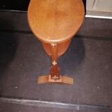 small old oval table made of wood