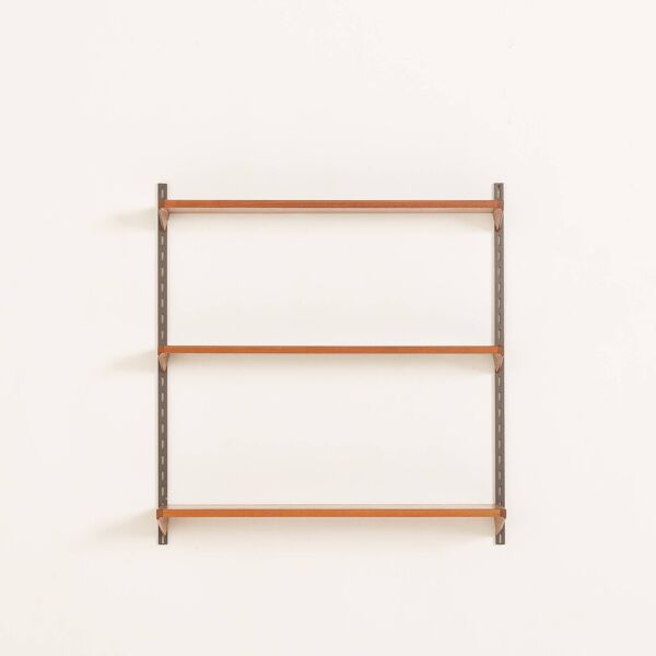 Étagère en teck Kai Kristiansen, ensemble de 3 étagères, FM Mobler, Danemark.