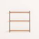 Kai Kristiansen teak shelving unit, set of 3 shelves, FM Mobler, Denmark ,