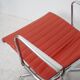 Eames Lounge chair EA116 red leather