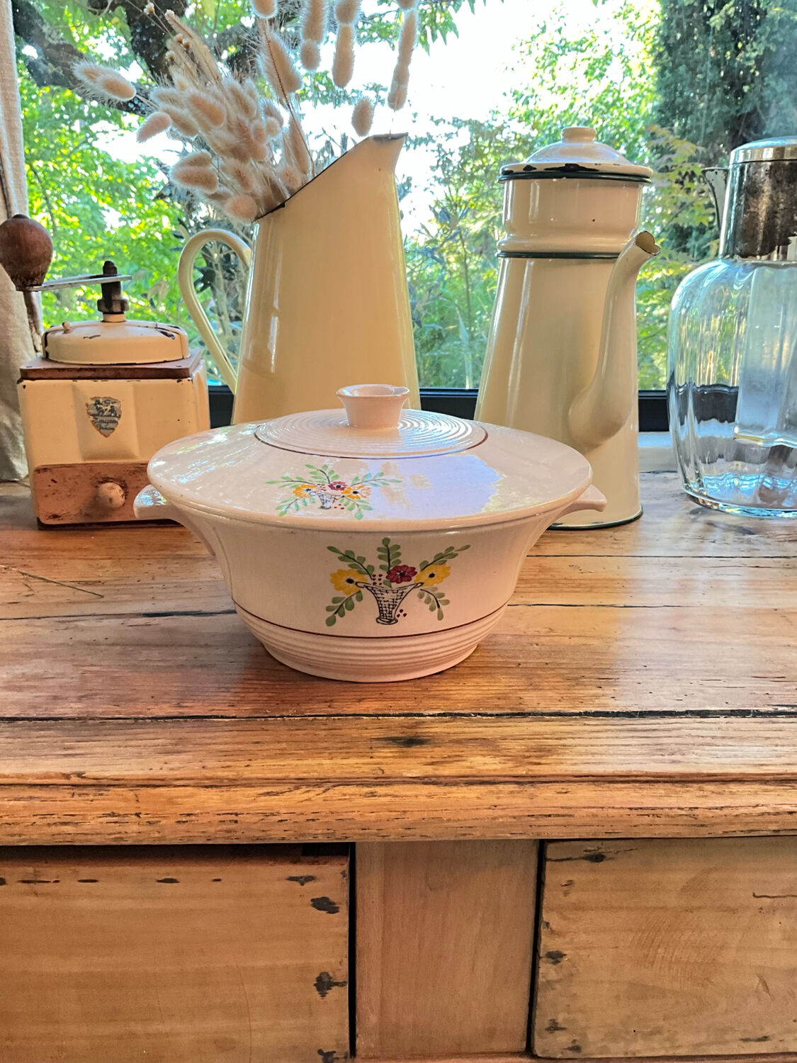 Petite soupière ancienne longwy