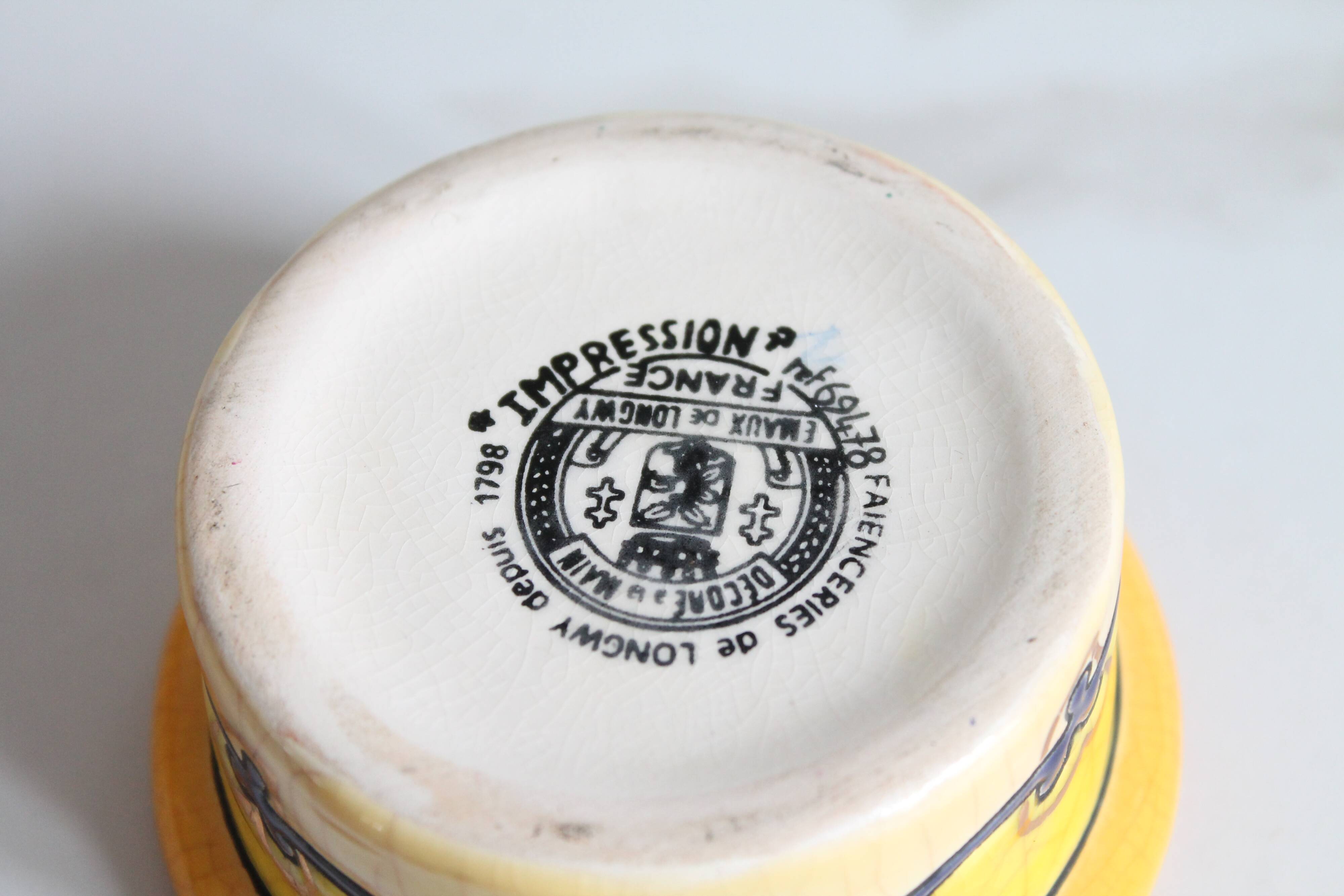 Emaux de Longwy, Rare ceramic, 4779