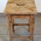 Tabouret ancien d'atelier PTT