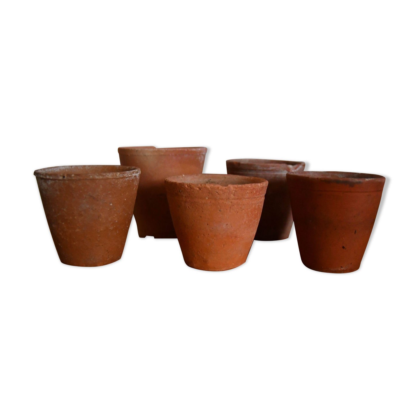 Pots en terre anciens