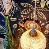 Clichy glass globe lamp