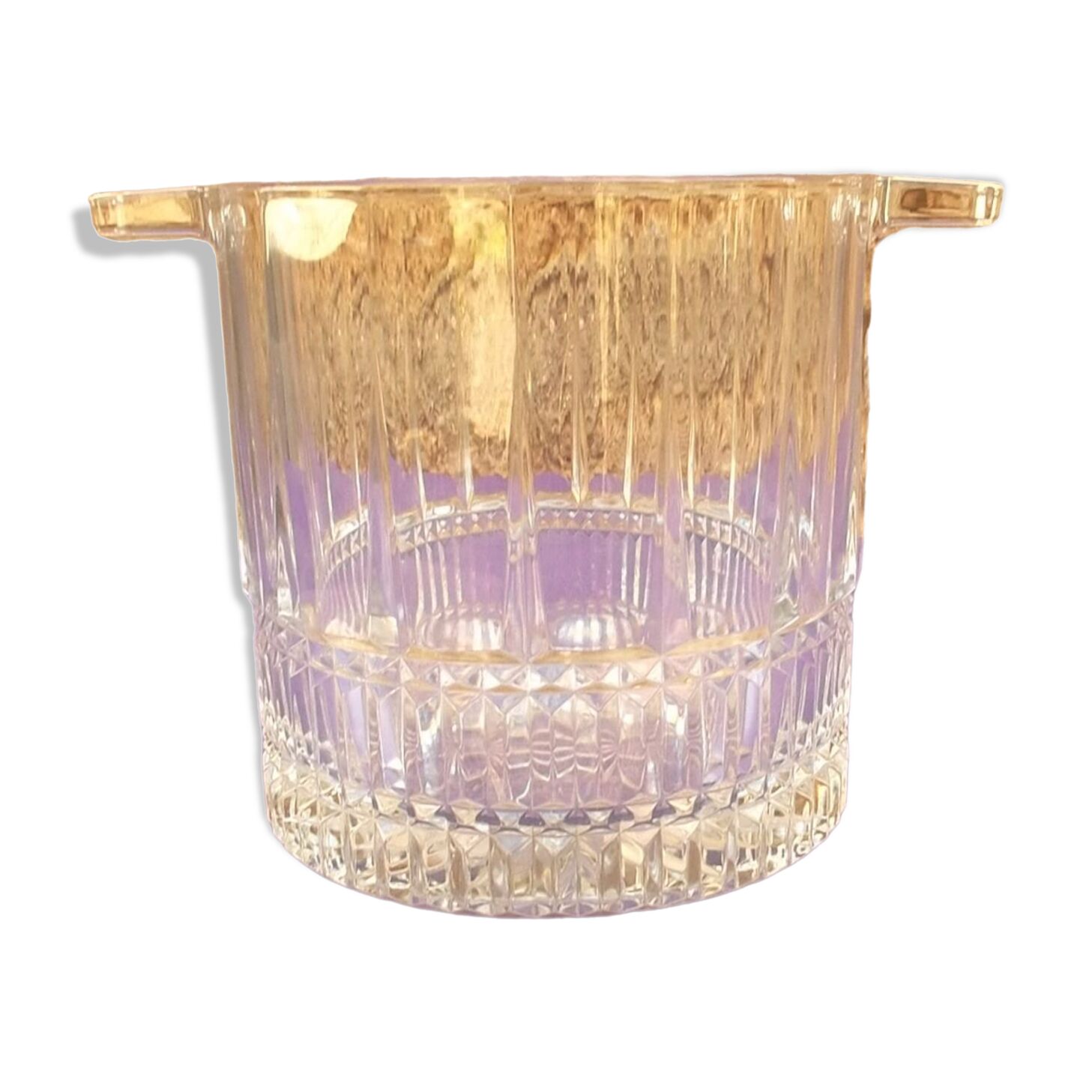 Crystal ice bucket