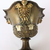 Cup holder and brass decoration