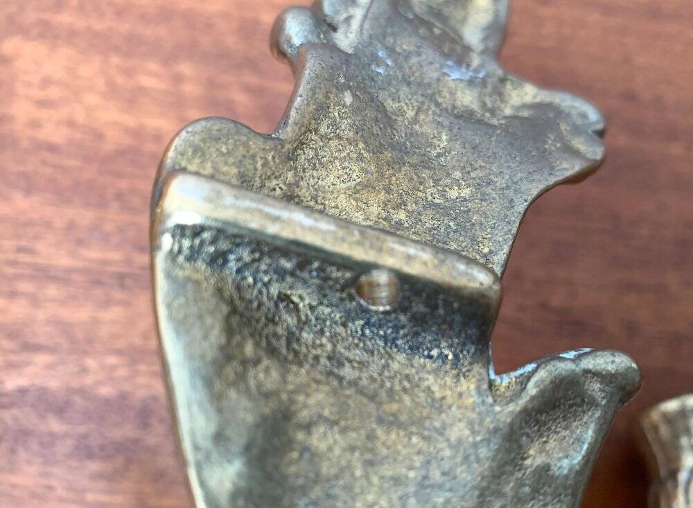 Pair of vintage Italian wall candle holders