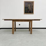 Oak farmhouse table 120cm + 200cm extensions
