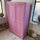 Pink knitted cabinet